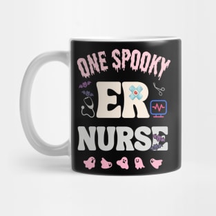 One Spooky ER Nurse Halloween Mug